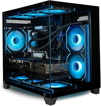 Panorama RTX 5060, 14-Core i5-14600KF, 32GB DDR5 RAM, 1TB Gen4 NVMe SSD, Liquid Cooled Gaming Desktop PC w/Windows 11 Pro, RGB Keyboard+Mouse, RJ45, Internal Wi-Fi 6E, DP & HDMI
