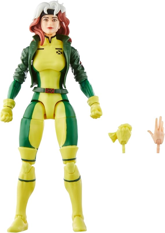Marvel Legends Series Rogue, X-Men 97 Collectible 6-Inch Action Figures | Marvel Legends Retro 6 Inch Action Figure X-Men '97 Wave 1 - Rogue Reissue