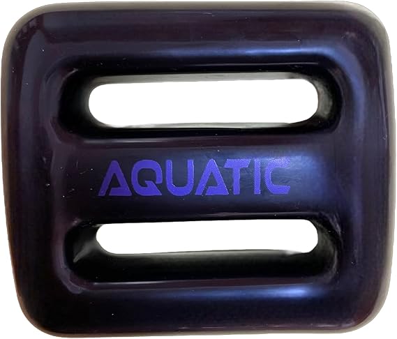 AQUATIC - Dive Weights - 1.1lb or 2.2lb or 3.3lb (0.5Kg or 1Kg or 1.5Kg) - Coated Black for Scuba, Freediving, Spearfishing