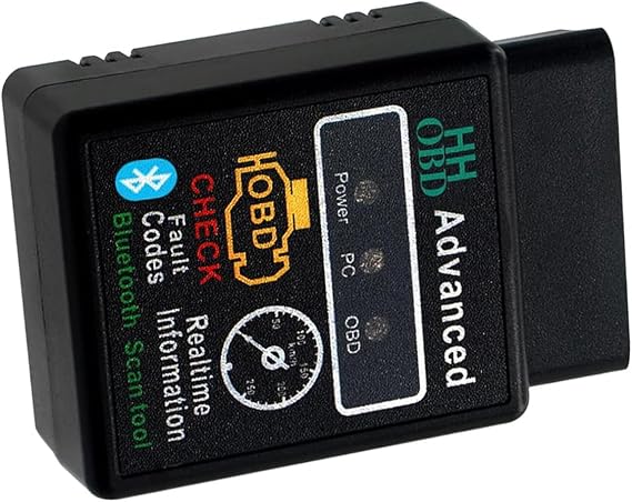 Car OBD2 Bluetooth Diagnostic Tool, Wireless Reset and Clear Fault Codes Device, OBDII Engine Light Eliminates Scanner with Exclusive App, Universal