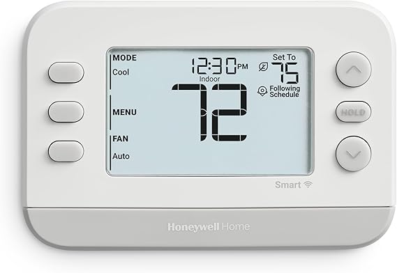 Honeywell Home X2S Smart Wi-Fi Thermostat, Gray | Conventional/Heat Pump Compatibility, Thermostat for Home