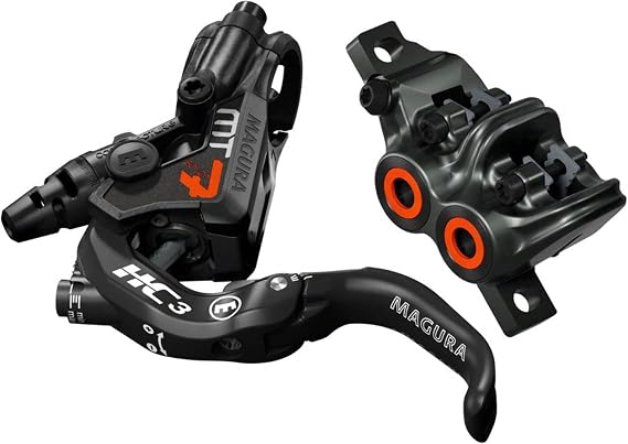 Magura USA MT7 HC3 Disc Brake Black/Orange, Left or Right