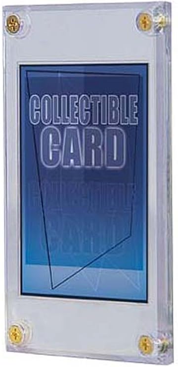 Ultra Pro 1/4" Screwdown Recessed Trading Card Holder ( Packaging May Vary ),Plastic, Clear
