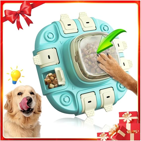 Intelligent Dog Toy with Long-Term Feeder & Snack Hide Anti-Boredom IQ Training for Dogs For All Breeds & Sizes