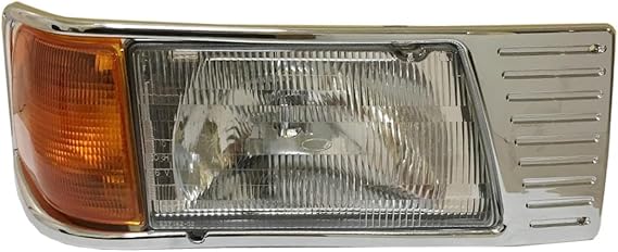 Headlight w/Adjusters & Corner Lamp & Chrome Bezel 16-06264 RH | Fits Peterbilt 377 Trucks