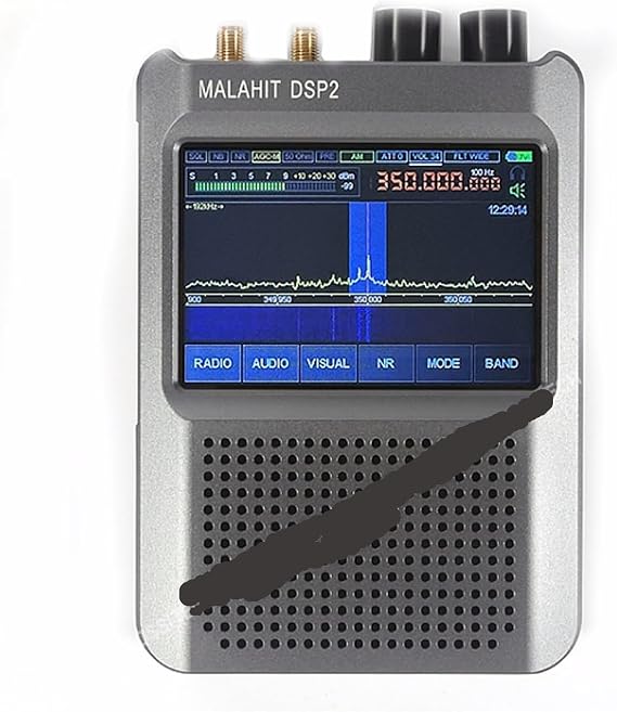 Upgraded Genuine Malahit-DSP2 Radio Latest Firmware V2.40 Malahit DSP2 SDR Malachite Receiver 10KH/z-2GH/z AM/SW/MW/FM Full-band(DSP2 Radio)