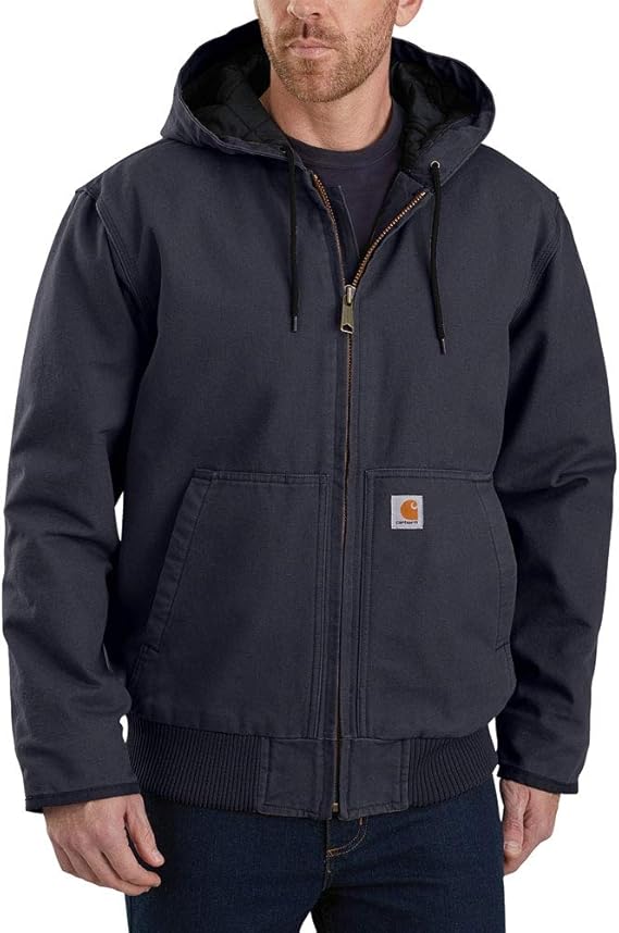 Carhartt Men's Loose-Fit Washed Duck Insulated Active Jacket