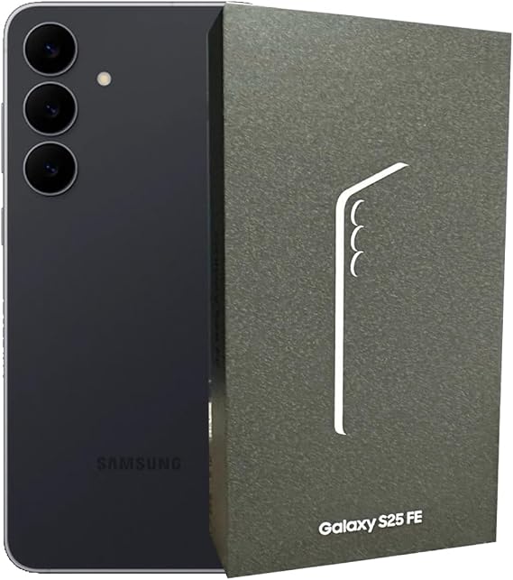 Samsung Galaxy S25 FE 5G SM-S731B Exynos 2400 8GB RAM SIM-Free Unlocked Android 16 Smartphone (Jetblack, 128, GB)
