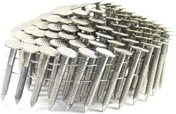 1 1/4" Ring 304SS Coil Roofing Nails 1,200ct