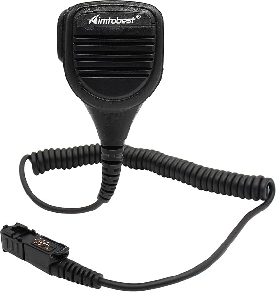 PMMN4075 PMMN4076 Speaker Microphone Compatible for Motorola Radio XPR3500e XPR3500 XPR3300e XPR3300 XPR3000e XPR3000 with 3.5mm Jack PMMN4075A PMMN4076A