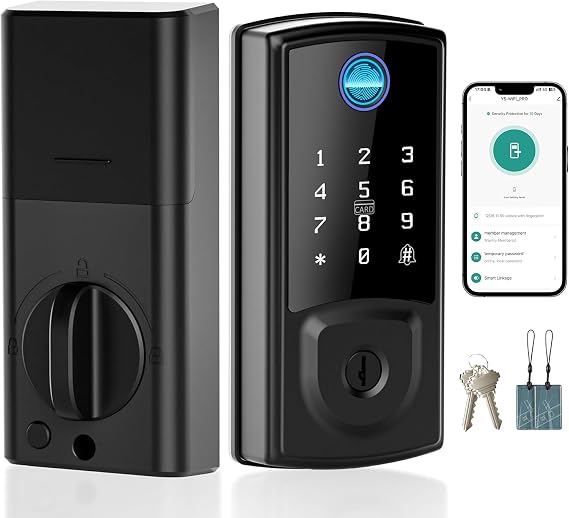 Smart Deadbolt Door Lock Security Keyless EntryDoor Lock for Front Door