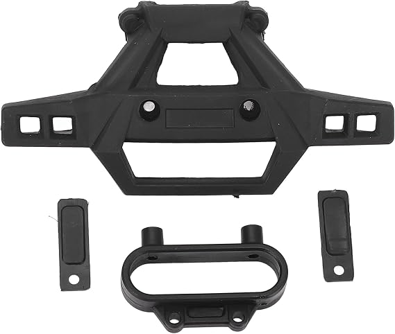 Changor RC Front Bumper Upgrade Parts Replacement Accessories Set for 16101 16102 with Bracket and 2 Headlight Covers Plastic Material