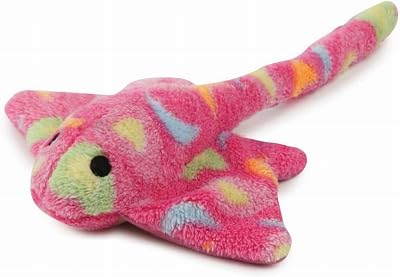 Zanies Sea Charmer Dog Toys, Pink Stingray, 11