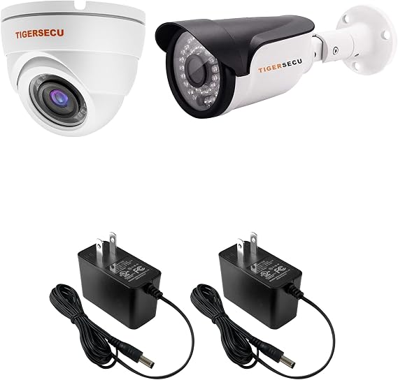 TIGERSECU Super HD 1080P 4-in-1 Security 2 Combo Camera Bundle