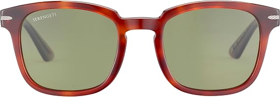 Serengeti - Ethan, Shiny Classic Havana, Mineral Polarized 555nm Cat 3 to 3, Medium, Sunglasses, Unisex, Adult