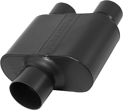 Flowmaster 8430152 Super 10 Muffler 409S - 3.00 Center In and 2.50 Dual Out - Aggressive Sound