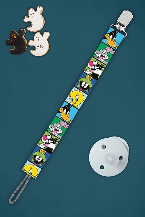 Patterned Baby Pacifier Strap Pacifier Chain Pacifier Holder Breastfeeding Accessory Lyn - Pacifier0010