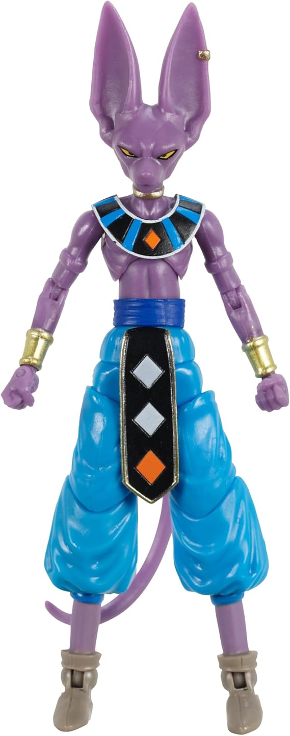 Bandai Namco - Dragon Ball Super - Beerus, Dragon Ball Evolve 5" Action Figure | Dragonball Super 5 Inch Action Figure Evolve - Beerus