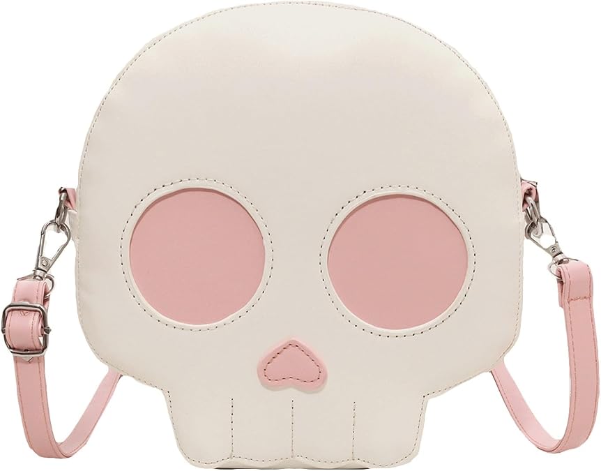 Halloween Purse Skeleton Skull Ghostface Spooky Goth Purses Horror Accessories Cute Crossbody Bag Shoulder Bags