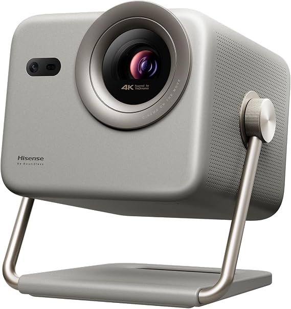 Hisense M2 Pro, Triple Laser Smart Portable Lifestyle Projector, 4K UHD, 65 200, 1,300 Lumens, Dolby Vision,Optical Zoom, Intelligent Screen Adjustments, Vidaa OS, Netflix Included