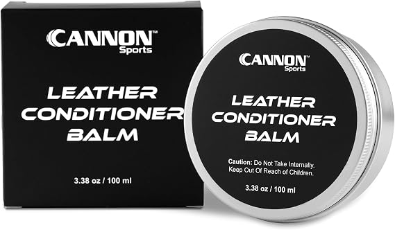 Cannon Sports Leather Conditioner | Baseball Glove Conditioner | Football Leather Care | Softens, Protects & Restores All Leather Sports Gear | Prevents Cracking & Drying