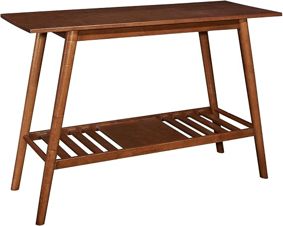 Linon Charlotte Console Table Walnut/Wood