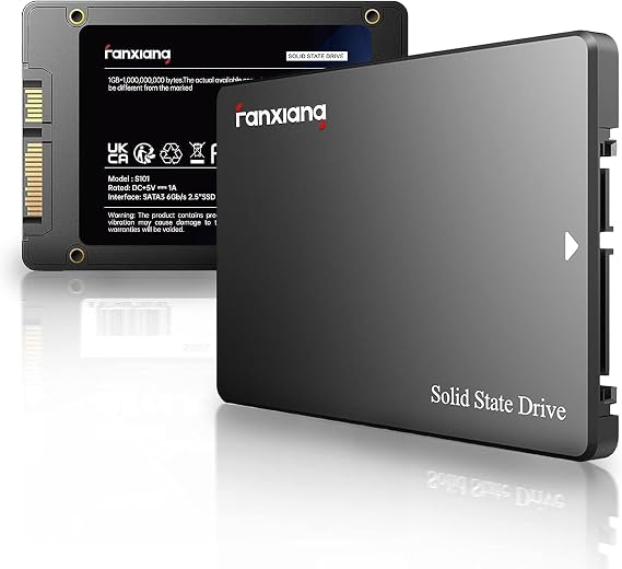 Fanxiang SSD 128GB SATA Durable TCL2.5" Internal SSD 7mm 3D NAND TLC SATAⅢ 6Gb/s SSD PS4 Operation Confirmed PC Durability Compatible with Notebook/Desktop/PS4/HDD Replacement 128GB/256GB/512GB/1TB