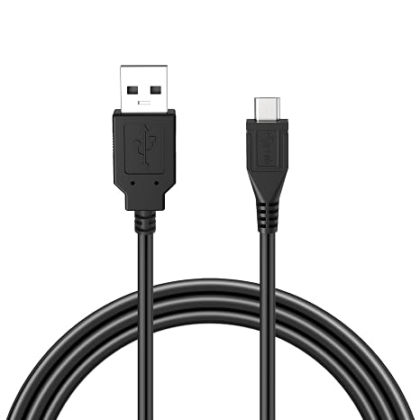 USB PC Charging Cable Power Cord Compatible with Blueant Q2 Silver Wireless Bluetooth Headser Voice Control Text Speach