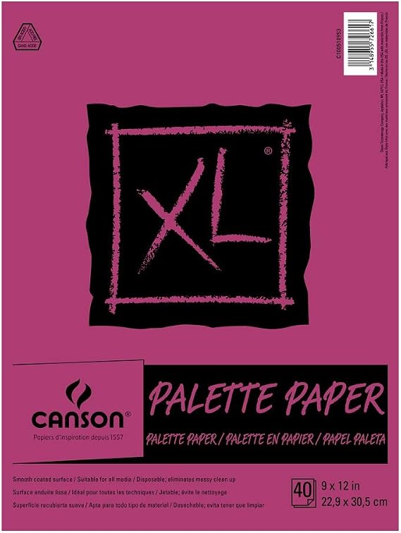 Canson Disposable Palette (40 Sheet Pad) Acrylics - 9 X 12