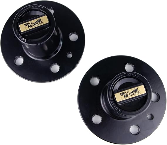 MILE MARKER 428 Pair of Premium Manual Locking Hubs fits 1990-1994 Explorer and 1983-1997 Ranger | Requires Conversion Kit | Replaces Original Equipment Manual & Automatic Hubs | Includes Hardware