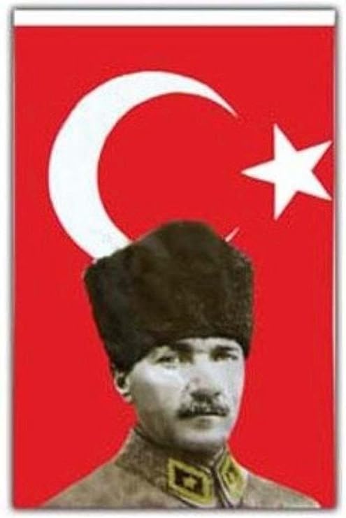 Mustafa Kemal Atatürklü Bayrak - Atalı Türk Bayrağı 50x75cm,NoColor-4fad55d8