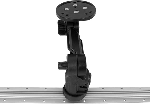 YakAttack Round Base Fish Finder Mount for Kayak Track Systems