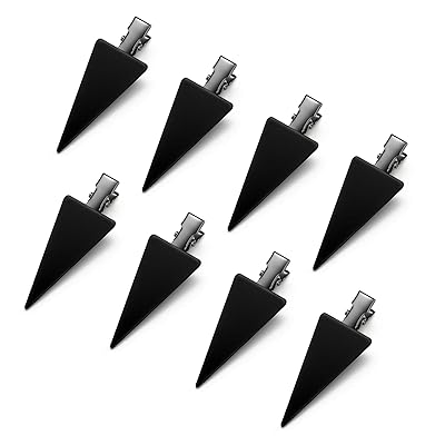 CWJCYTNSN 8 Pcs Creaseless Hair Clips for Women Cute Duckbill Clip Barrettes for Styling Makeup Metal Black Flat Hair Clip for Girls Non Slip Small Hair Clips for Thin Hair