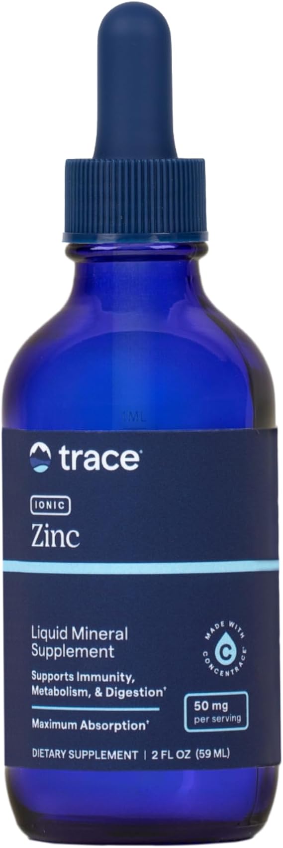 Trace Minerals Ionic Zinc Liquid Drops Supplement 2 fl oz 45 Servings