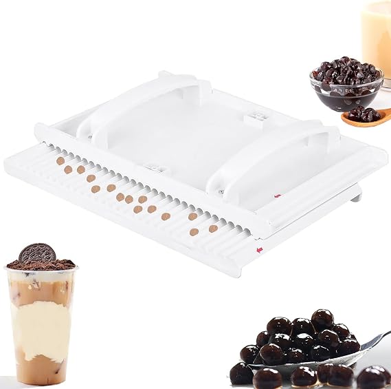 Manual Tapioca Pearls Forming Maker,Commercial Taro Ball Cassava Ball Maker Tools,for Milk Tea Shop (3MM)