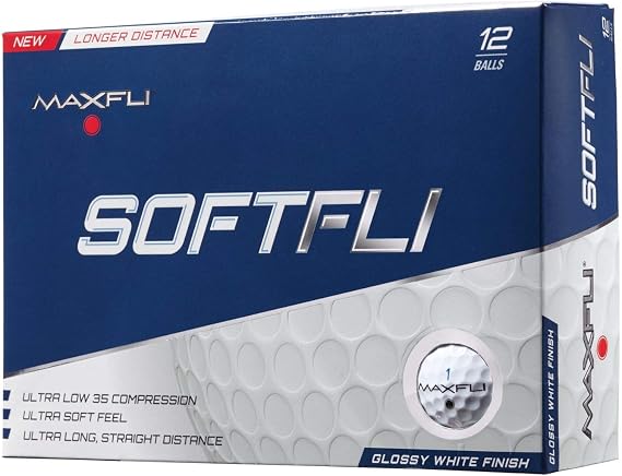 Maxfli SoftFli Gloss Golf Balls White