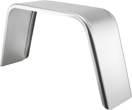 Tough Grade Aluminum Smooth Flat Top Fender 10" X 34" X 17" | Car Hauler Trailer | Cargo Trailer | Utility Trailer | Landscape Trailer