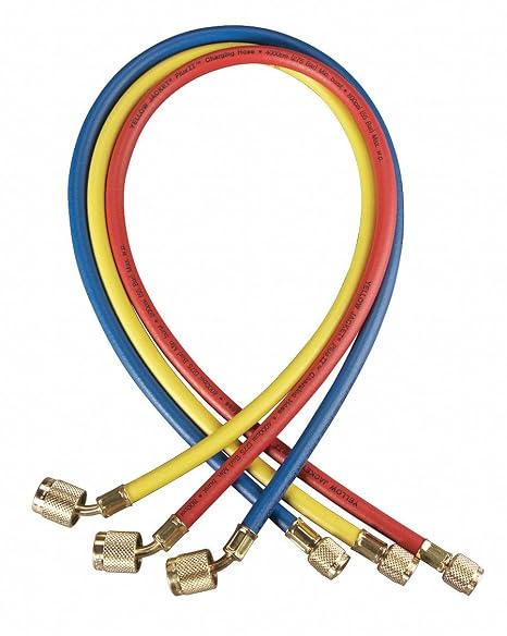 Yellow Jacket 22983 45 Degree SealRight Fitting, 36", Red/Yellow/Blue (Pack of 3)