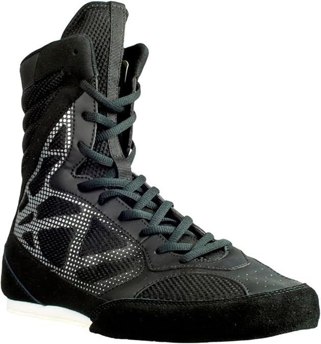 CORE Boxing Shoes - Lightweight Boxing Shoes for Men & Women - Boxing Training Shoes with High Support High Traction Boxing Boots - Breathable Lace Up Boxer Shoes Mens Kickboxing Shoes