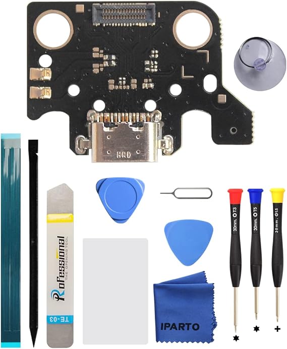 Charging Port Replacement for Samsung Galaxy Tab A7 10.4" (2020) Charging Port Replacement Kit for Galaxy Tab A7 SM-T500 SM-T505 SM-T505N SM-T507 USB Flex Dock Connector Replacement