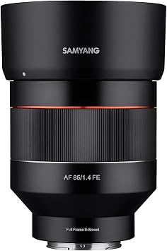 Samyang 85mm F1.4 Auto-Focus Telephoto Lens for Sony E-Mount - Compatible with Full Frame Mirrorless, High Resolution HR Glass, Weather-Sealed, Quiet DLSM Autofocus, Soft Bokeh, 77mm Filter