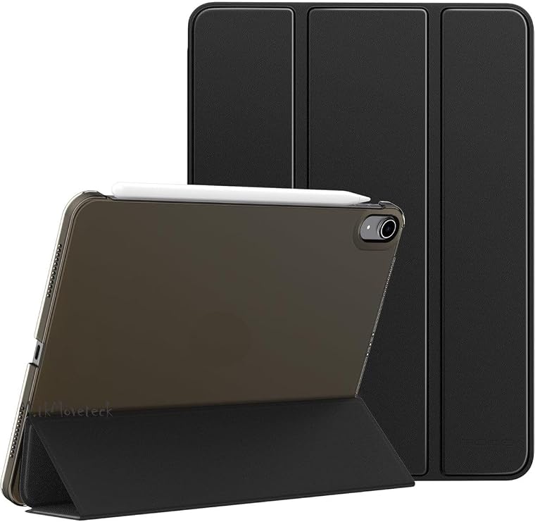 M.TK moveteck Huawei Matepad Se 11' inch 2024 Case Smart Smart Smart Sleep Mode Stand with Transparent Tablet Cover on the Back, Black, Single Size, smart-matepadSE2024-black