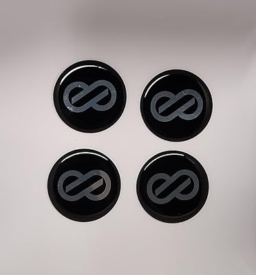 4pcs Car OEI53-BS ENKEI Wheel Center Cap Sticker Emblem for ENKEI Wheels 2.153mm