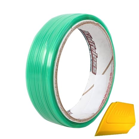 KNIFELESSFLT Finish Line Vinyl Wrap Cutting Tape Roll for Pinstriping and Detailing (10m Roll w/Detailer)