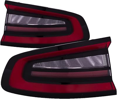 HEADLIGHTSDEPOT Tail Lights Set Right Left Pair Compatible with 2015-2023 Dodge Charger