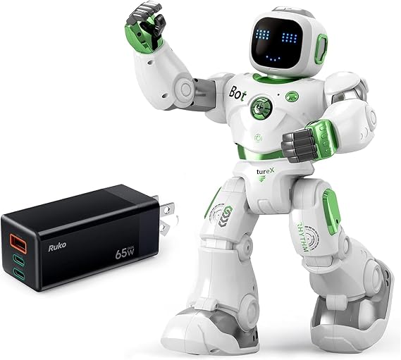 Ruko 1088 Green Robot and PD65W USB C Charger