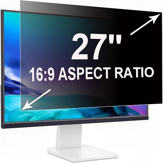 Privacy Film for 27 Inch 16:9 (59.8 x 33.7 cm) Monitor