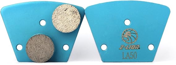 Metal Diamond Floor Grinding Pads 50 Girt for Concrete Terrazzo Floor Polishing Discs by Z-LION(3 Pcs/lot)