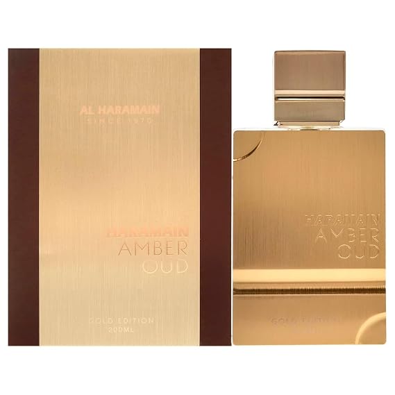 Al Haramain Amber Oud Gold Edition Eau De Parfum Arabian Spray Unisex (6.7 Fl Oz (Pack of 1))