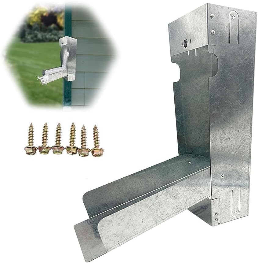 Rainwater Collection System, Rain Barrel Diverter Kit, Stainless Steel Downspout Diverter for Rain Barrel, Raindrop Rainwater Colander Kit Rain Water Catching System Fits 34 Standard Downspout